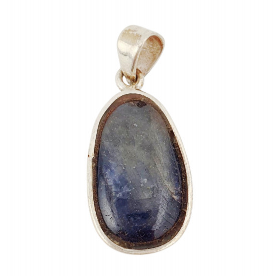pendant sapphir silver