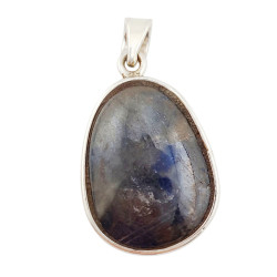 pendant sapphir silver