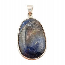 pendant sapphir silver