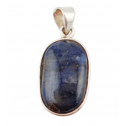 pendant sapphir silver