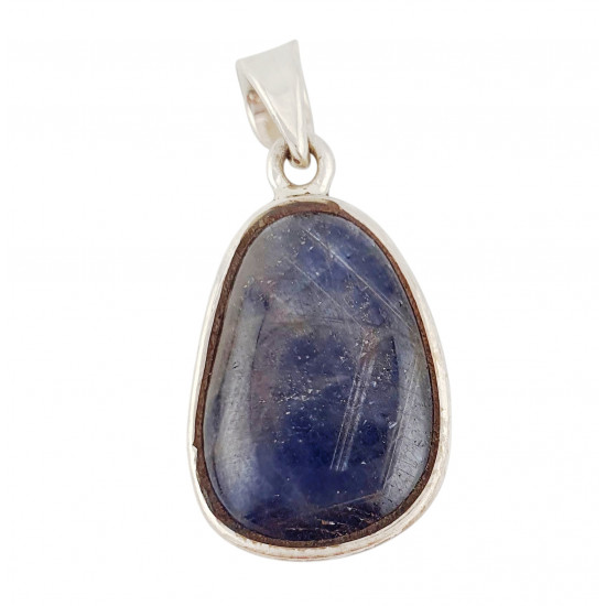 pendant sapphir silver