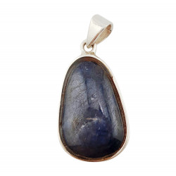 pendant sapphir silver