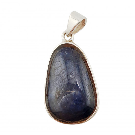 pendant sapphir silver