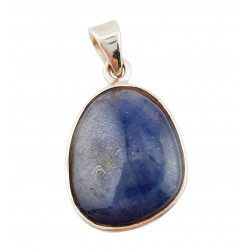pendant sapphir silver