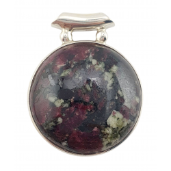 pendant eudialyte silver