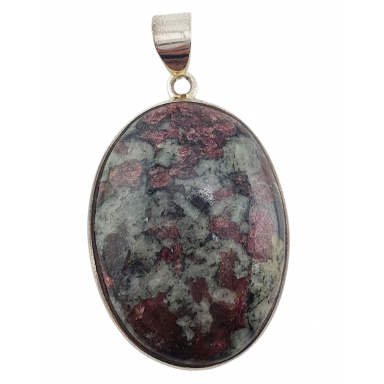 pendant eudialyte silver