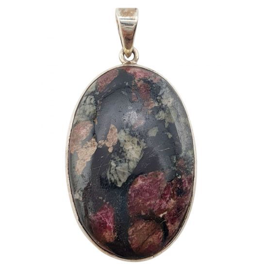 pendant eudialyte silver