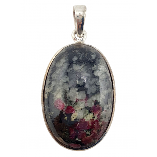 pendant eudialyte silver