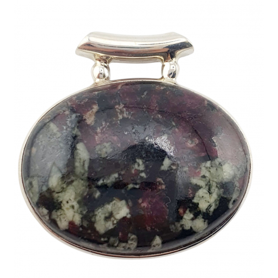pendant eudialyte silver