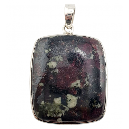 pendant eudialyte silver