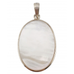pendant shell silver