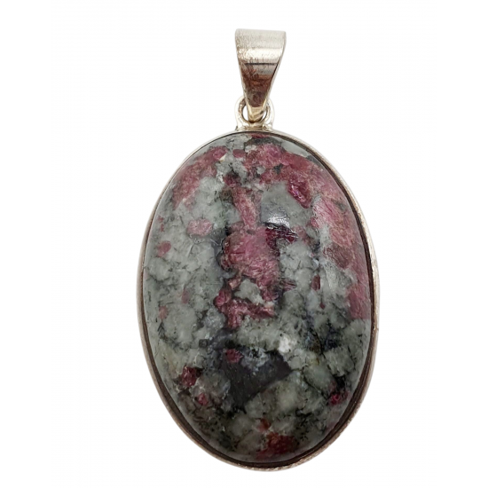 pendant eudialyte silver