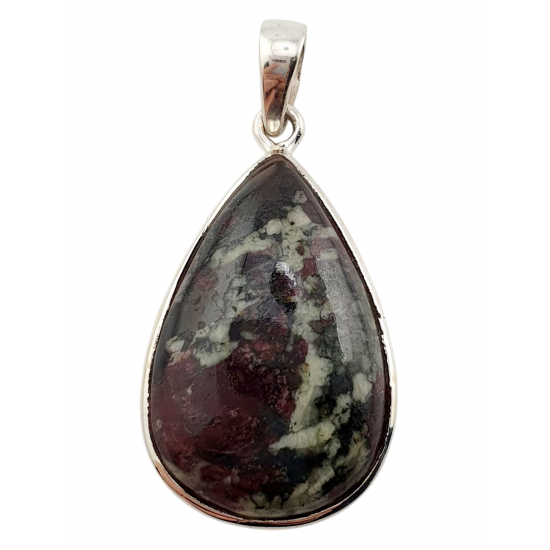 pendant eudialyte silver