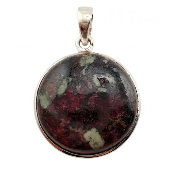 pendant eudialyte silver