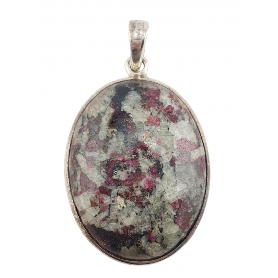 pendant eudialyte silver