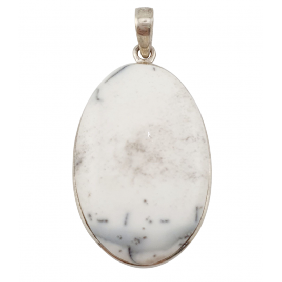 pendant dendrite agate silver pendant dendrite agate silver