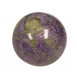 Purpurite and serpentine sphere