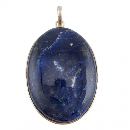 pendant sodalite silver