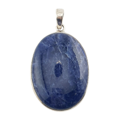 pendant sodalite silver