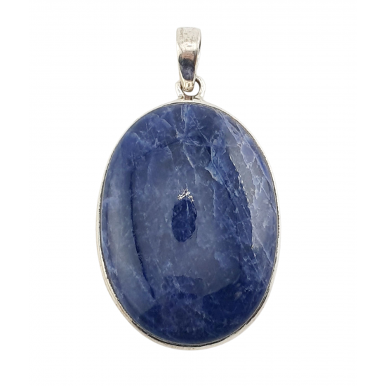 pendant sodalite silver