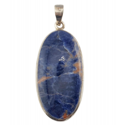 pendant sodalite silver