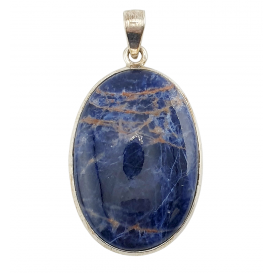 pendant sodalite silver