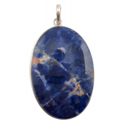 pendant sodalite silver