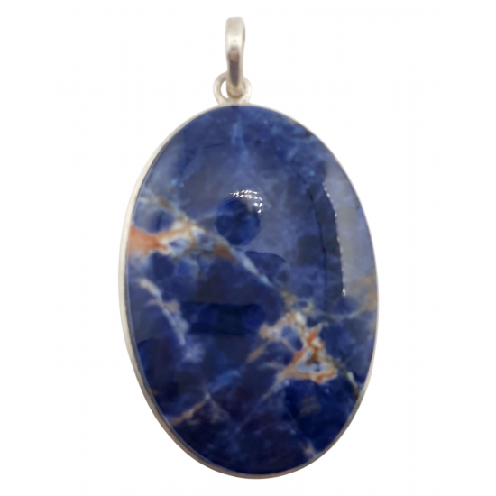 pendant sodalite silver