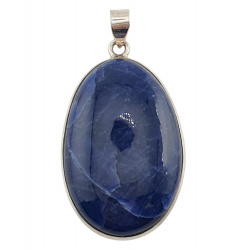 pendant sodalite silver