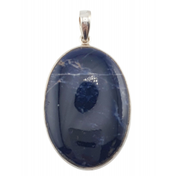 pendant sodalite silver