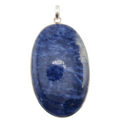 pendant sodalite silver