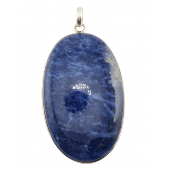 pendant sodalite silver