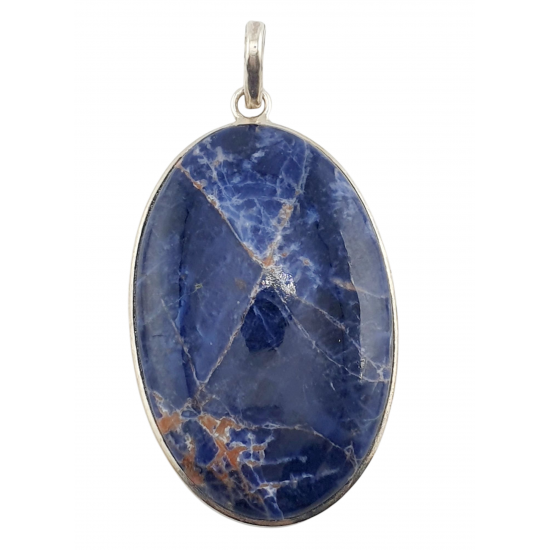 pendant sodalite silver