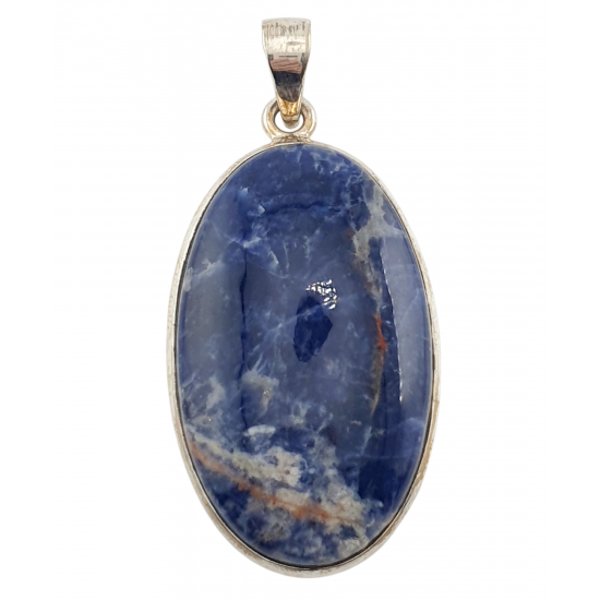 pendant sodalite silver