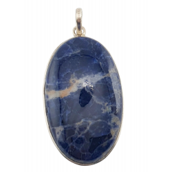 pendant sodalite silver