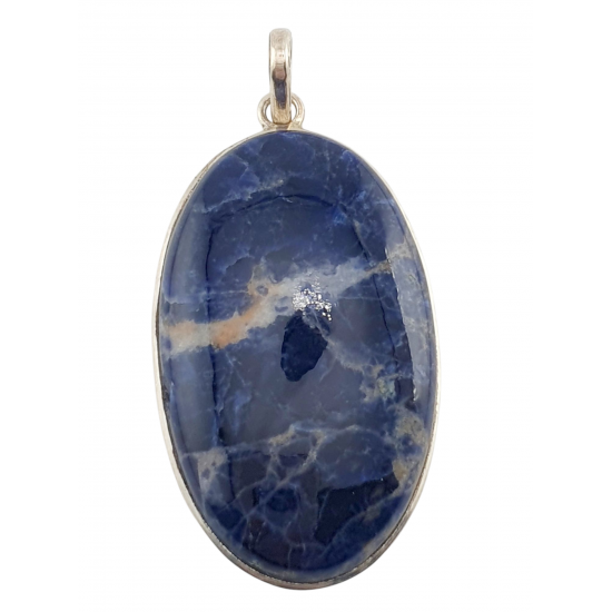 pendant sodalite silver