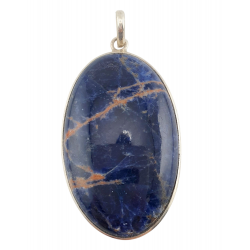 pendant sodalite silver