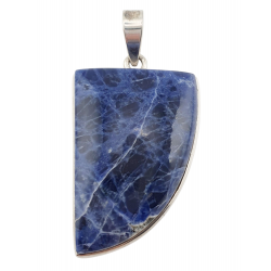 pendentif sodalite argent
