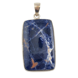 pendant sodalite silver