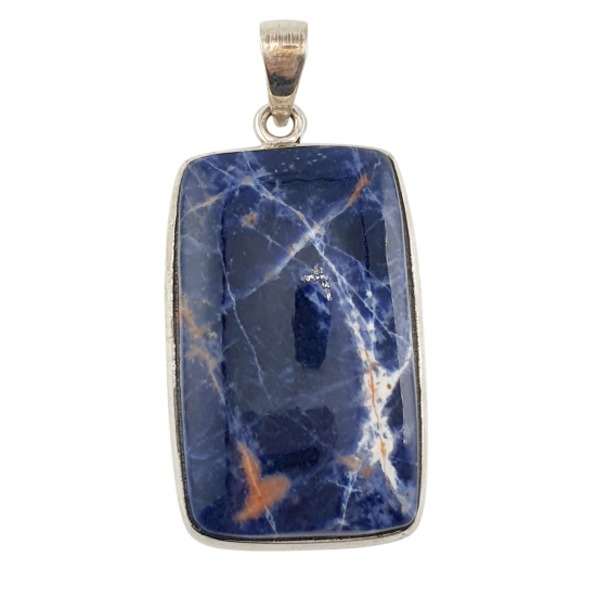 pendant sodalite silver