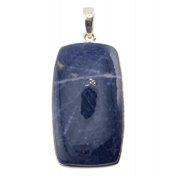 pendant sodalite silver