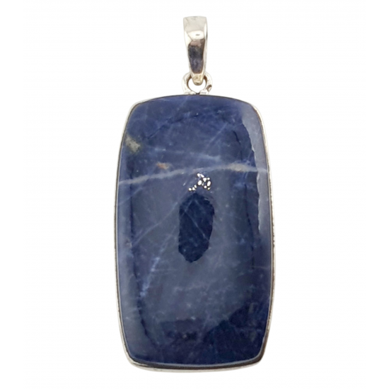 pendant sodalite silver