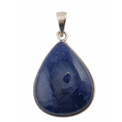pendant sodalite silver