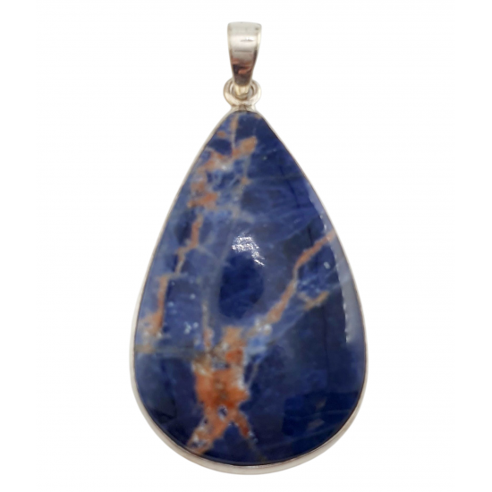 pendant sodalite silver