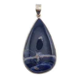 pendant sodalite silver