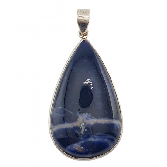 pendant sodalite silver