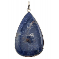 pendentif sodalite argent
