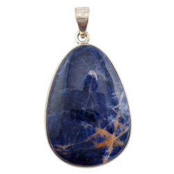 pendentif sodalite argent