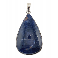 pendant sodalite silver