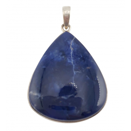 pendant sodalite silver